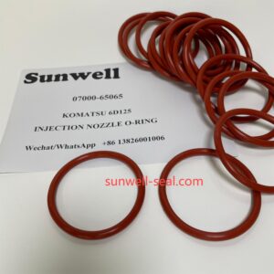 07000-65065 07000-75065 KOMATSU SA6D125 FUEL NOZZLE O-RINGS