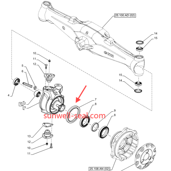 47123727 OIL SEAL CASE NEW HOLLAND – high quality seals