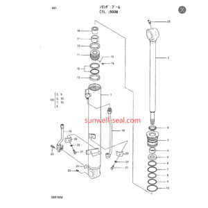 4376947 4376950 4352350 4376956 4376953 HITACHI EX33MU EX33U