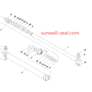 SANY SY245H 60266515 60107390 60060292 60270963 60270964 60270962 60270961