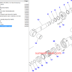 KOMATSU WA900 707-99-96130 707-99-96200 707-99-85900 707-99-85920 707-99-66210