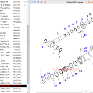 721-98-04150 721-98-04130 721-98-04140 WA900-8