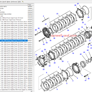 14X-15-05181 14X-15-05180 14X-13-05040 14X-22-05011 14X-22-05010 14X-15-05190 14X-22-05020 14X-15-05210 KOMATU D65PX-18 D65EX-18 Transmission service kit